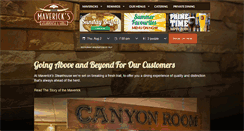 Desktop Screenshot of mavericksrestaurant.ca